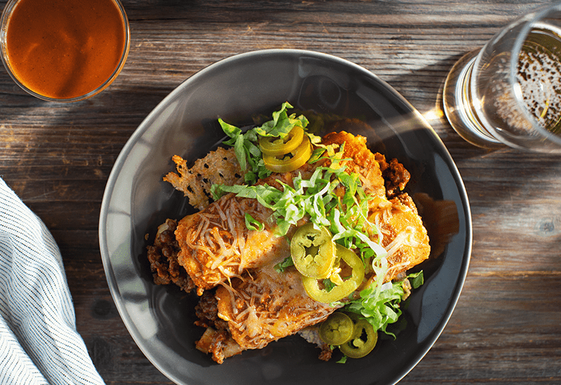 What’s For Dinner? Chorizo and Potato Enchilada