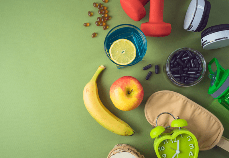 many healthy items, like sleep aid products and healthy foods