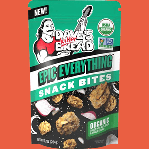 A Bag of Dave's Killer Bread Epic Everything Snack Bites