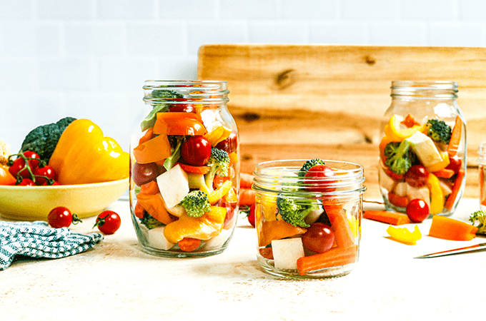 Magic Veggie Jar jarred