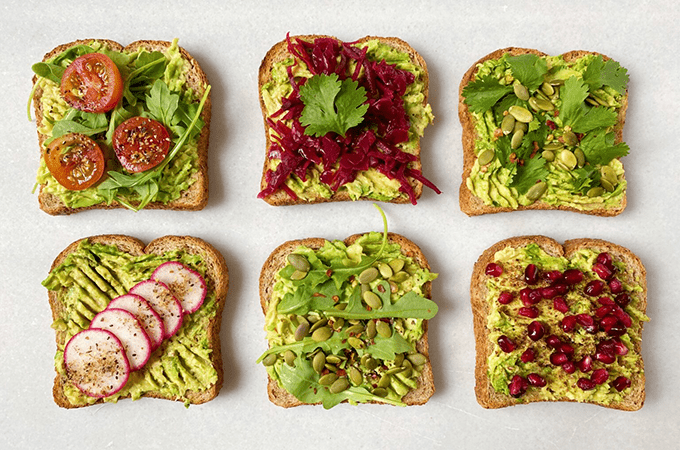Sprouted Avocado Toast with Superfood Toppings
