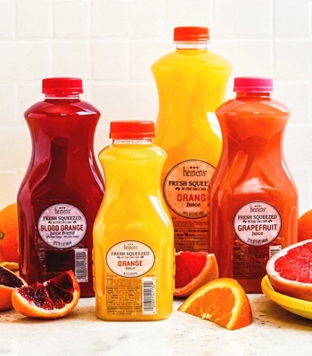 all 3 bottles of Heinen's freshly squeezed juices