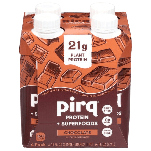 Chocolate Pirq Protein Shakes