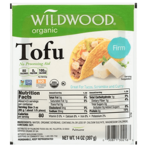 Wildwood Organic Firm Tofu