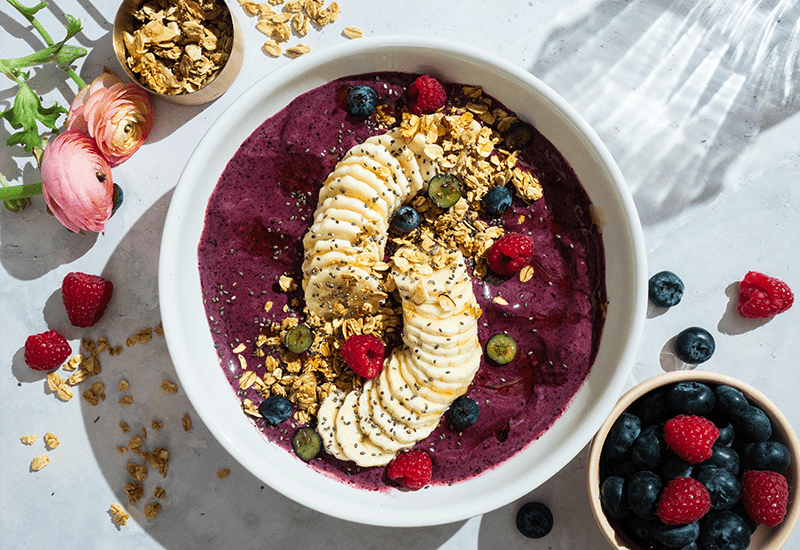 Banana Berry Smoothie Bowl