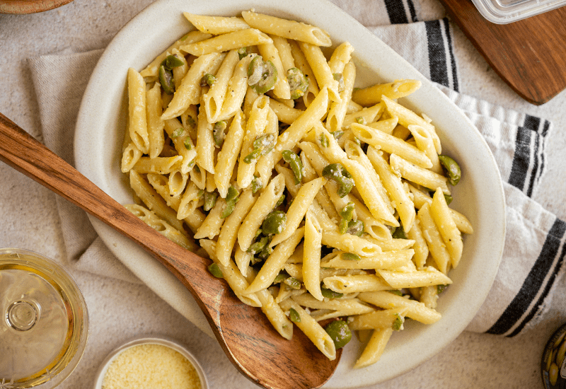 Green Olive Pasta