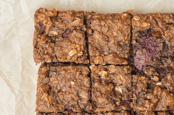 Lemon Raspberry Quinoa Bars