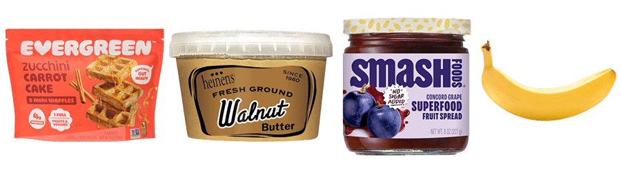 Club Fx approved breakfast: Fruit & Veggie-Powered Waffles