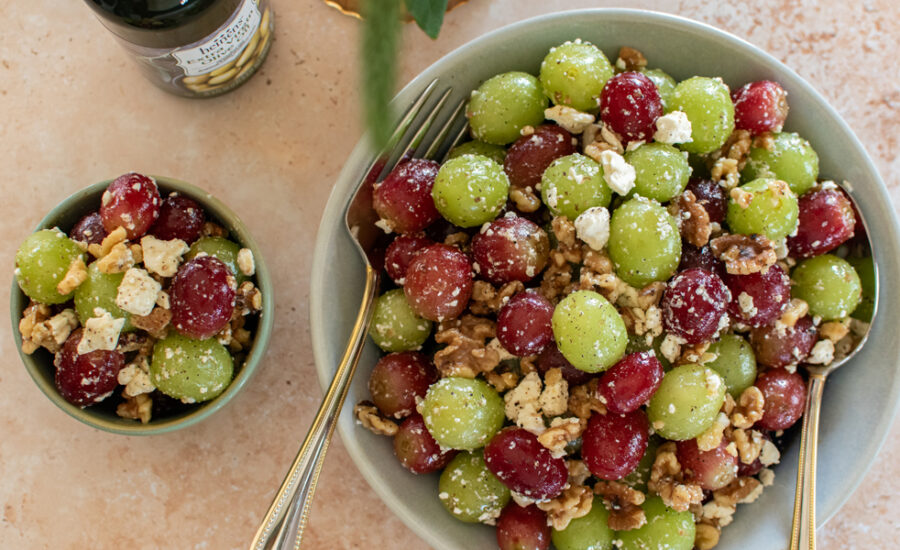 Grape Salad with Feta and Walnuts