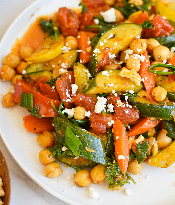 Mediterranean Chickpea Skillet