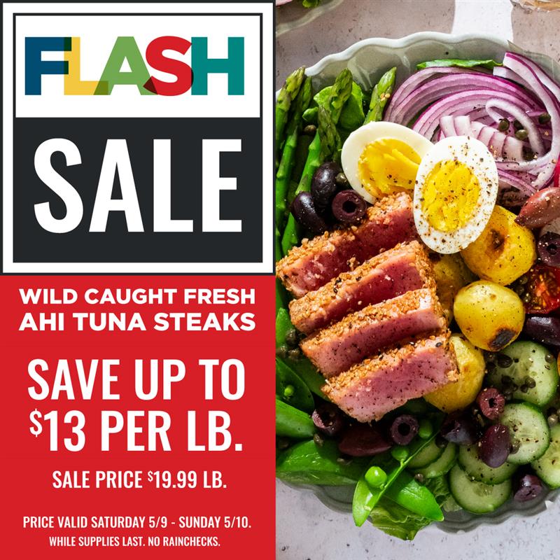 Flash Sale - Wild Caught Fresh Tuna 