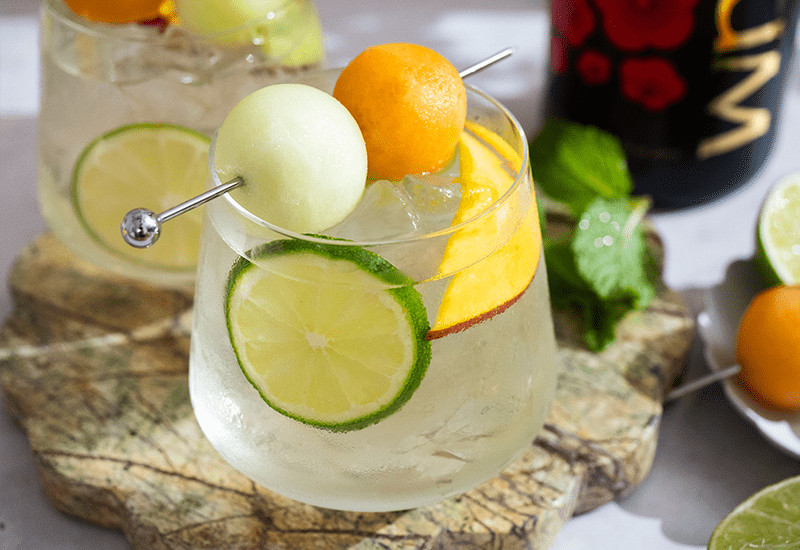 Plum Wine Spritzer