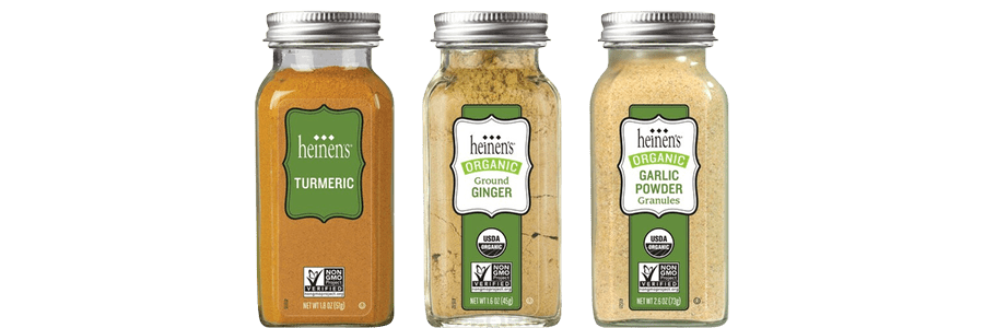 Tumeric, Ginger, & Garlic Powder