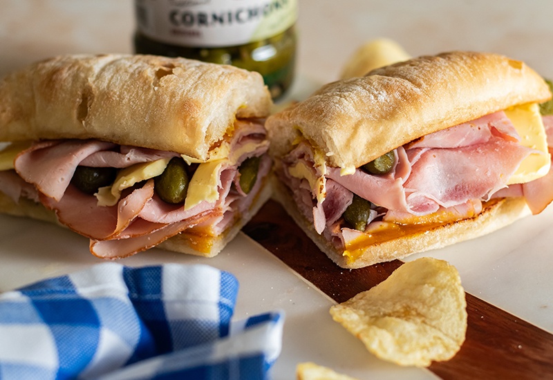 Jambon Beurre: Toasted Ham & Salted Butter Sandwich
