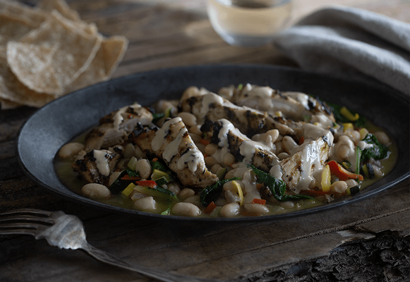 What’s For Dinner? SoCo Tahini and Date Chicken with Beans and Vegetables