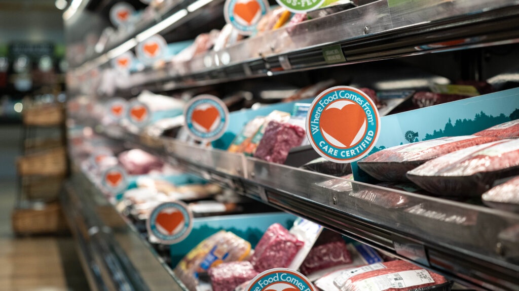 In-Store Imagery of the Meat Department at Heinen's