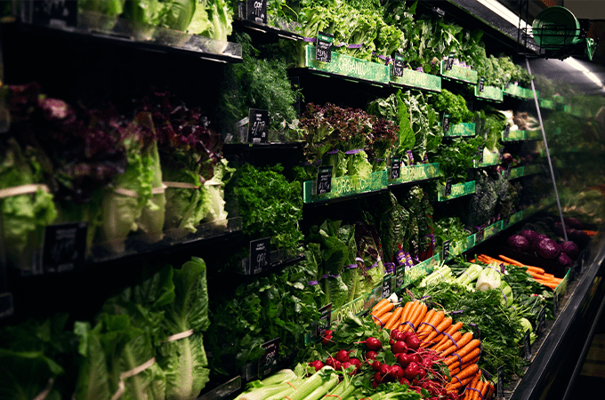 Heinen's Produce Department Greens