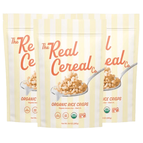 The Real Cereal Co. Rice Crisps and Corn Flakes