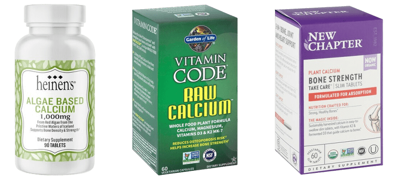 Heinen's Algae-Based Calcium Garden of Life Vitamin Code Raw Calcium New Chapter Bone Strength Take Care
