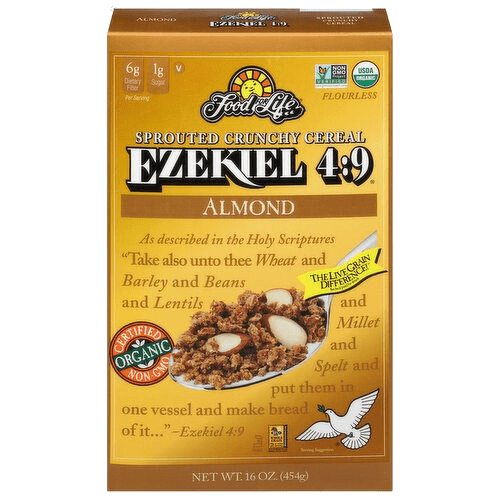 Food for Life Ezekiel 4:9 Sprouted Almond Cereal