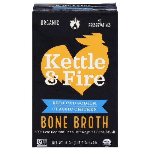 Kettle & Fire Reduced Sodium Bone Broths