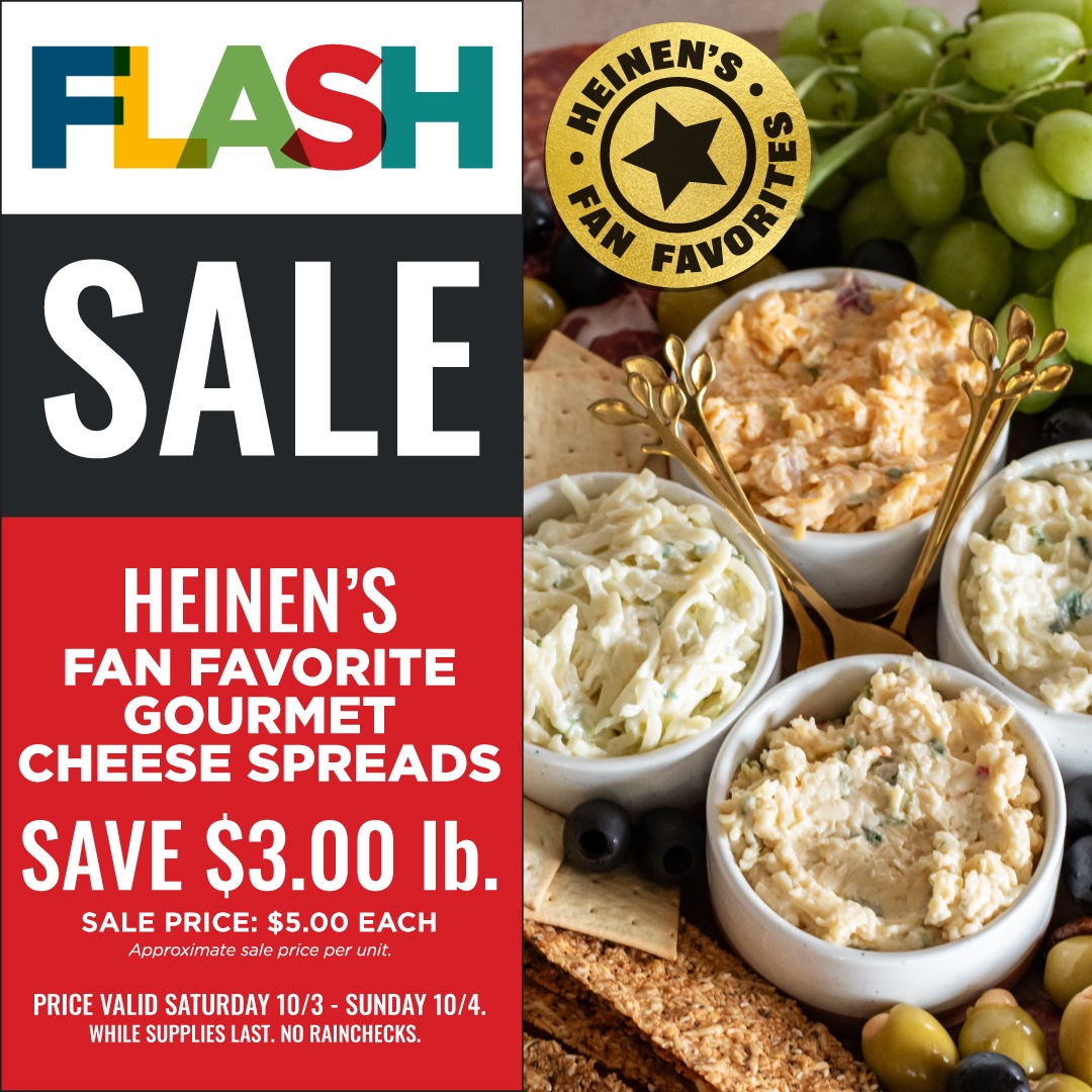 Heine's Gourmet Cheese Spread Flash Sale