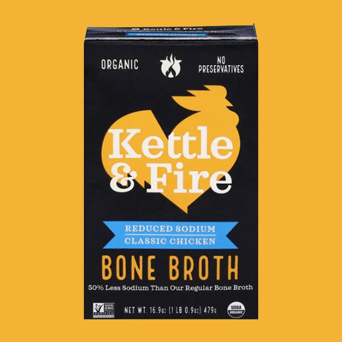 Kettle & Fire Reduced Sodium Bone Broth 