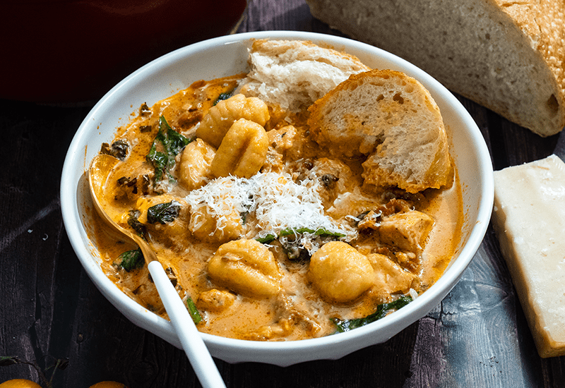 Marry Me Chicken Gnocchi Soup