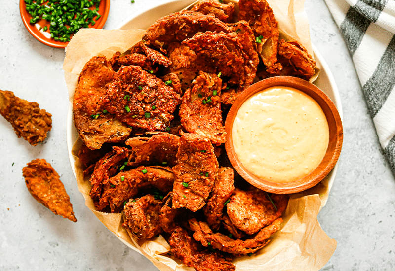 Blooming Onion Petals with Horseradish Dip