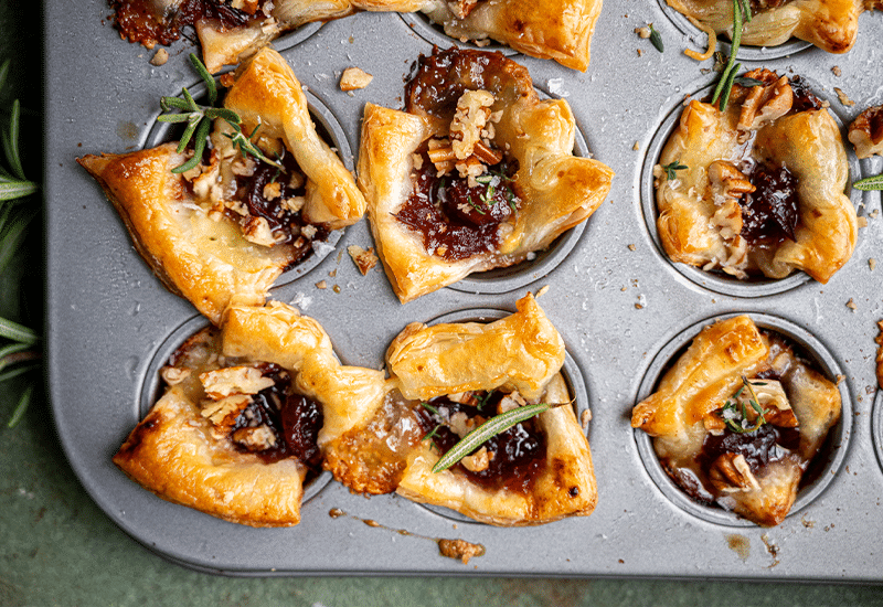 Holiday Cranberry Brie Bites