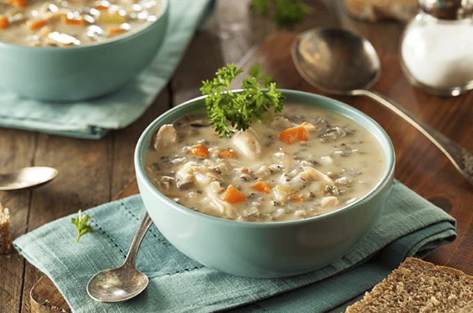 Wild Rice and Mushroom Soup