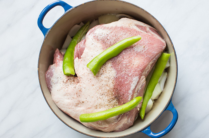 Hatch Chile Pulled Pork Ingredients