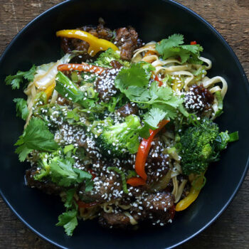 Asian Style Beef and Noodles
