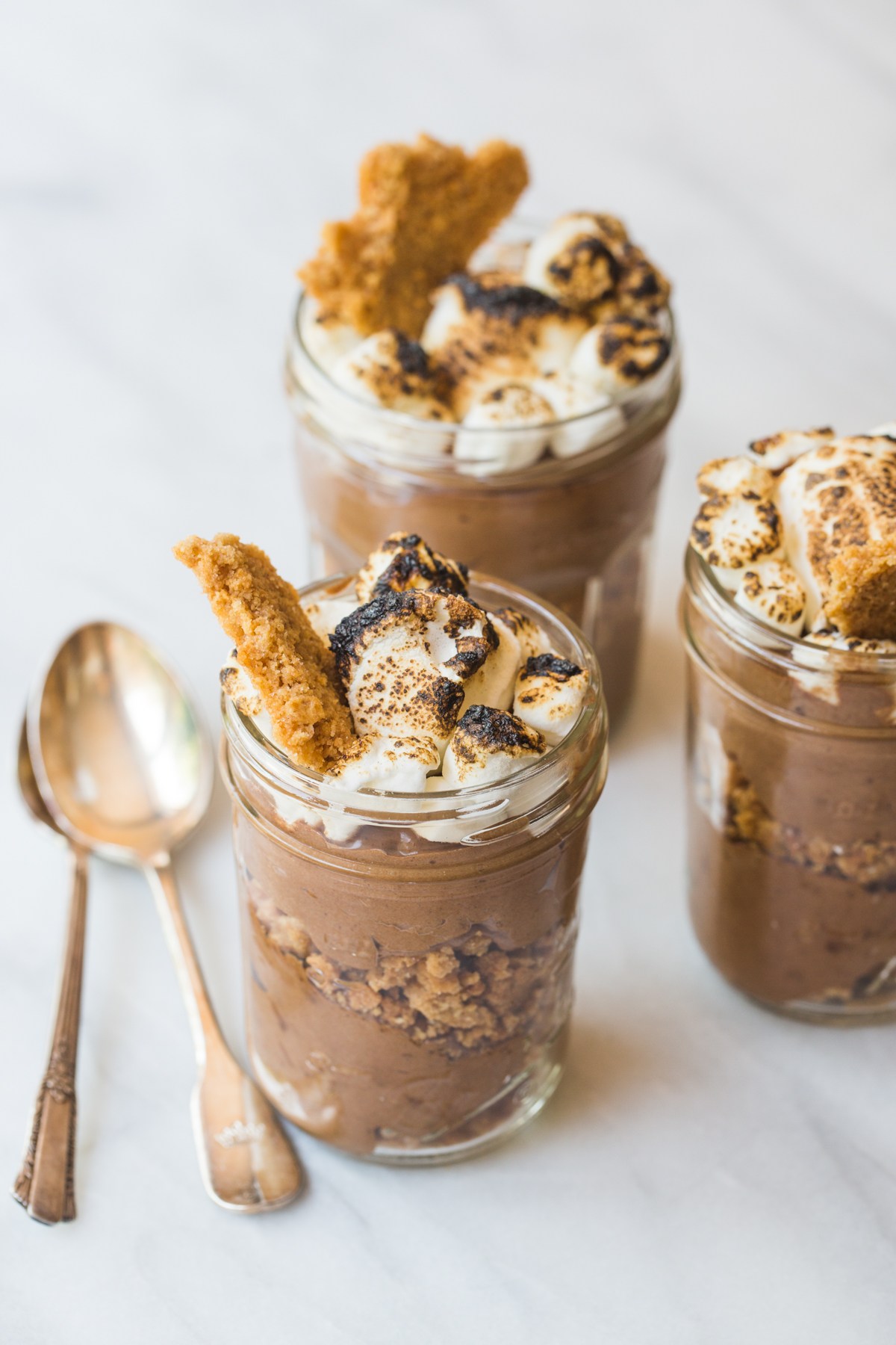 S'mores in jars