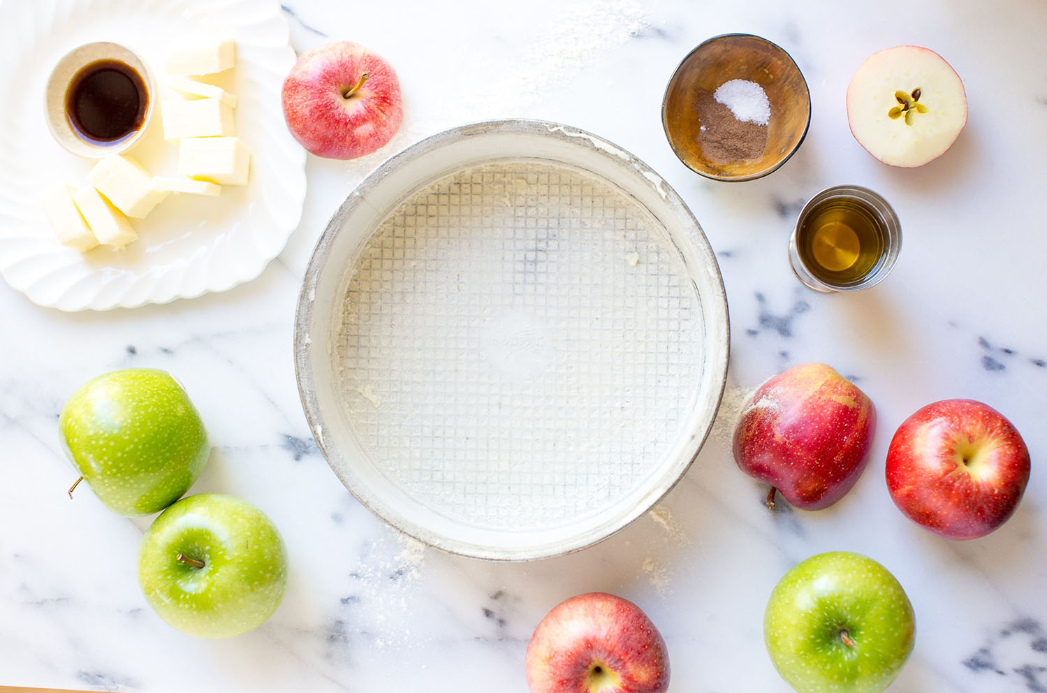 French Apple Cake ingredients