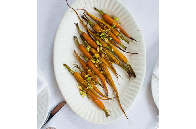 Cooked baby carrots