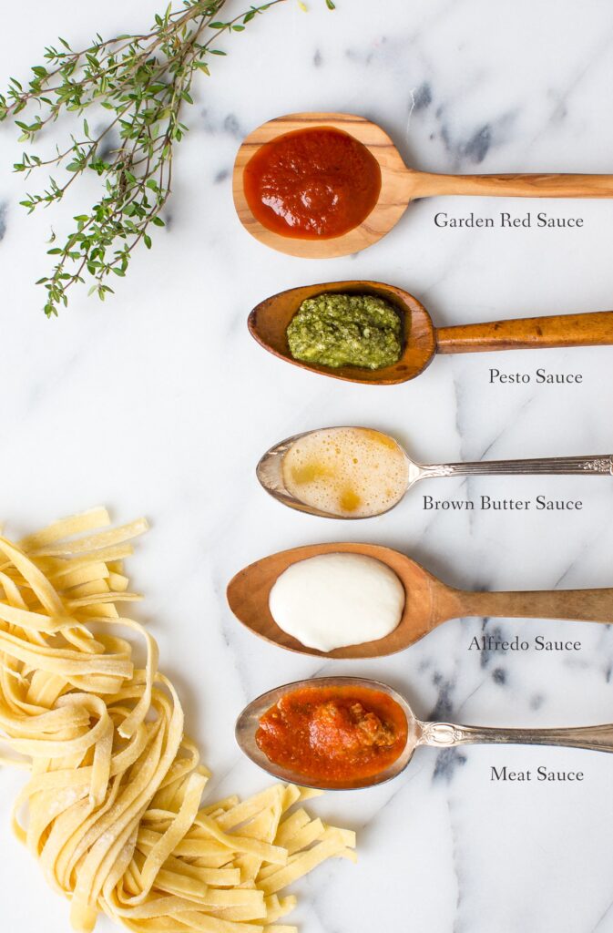 Sauces for pasta