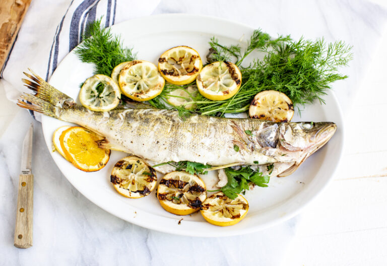 Whole Roasted Fish with Herbs Heinen's Grocery Store