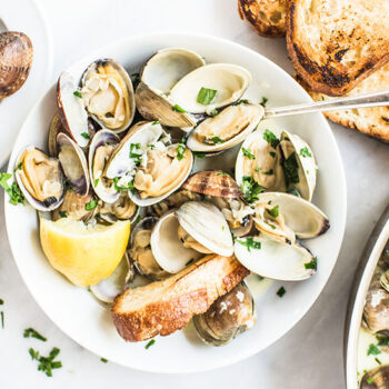 Clams in Bowls