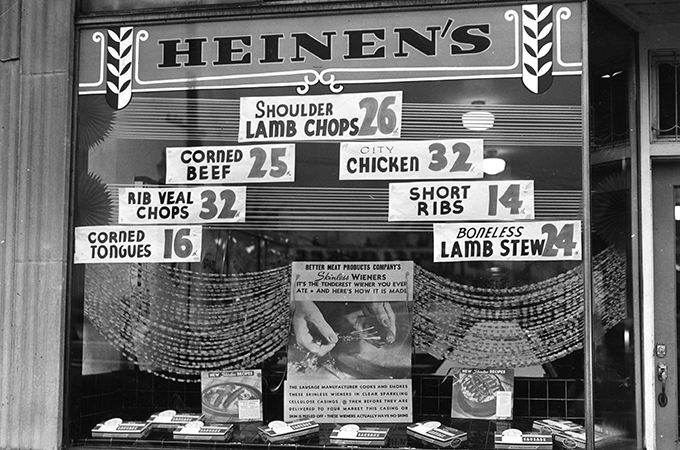 Heinen's Store Front Window