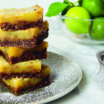 Key Lime Bars with Tropical Nut Crust