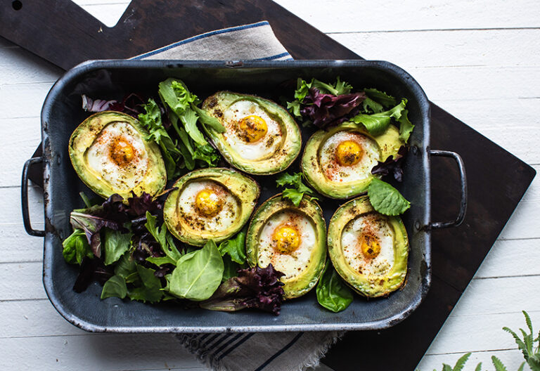 Baked Avocados with Eggs Heinen's Grocery Store