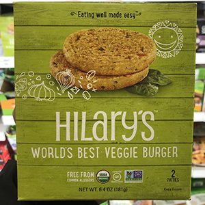 Hilary's Plant-Based Burgers