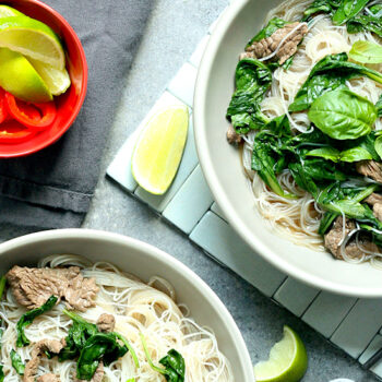 Beef Pho in a Bowl