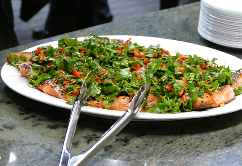 Sesame Crusted Salmon With Charmoula Heinen S Grocery Store