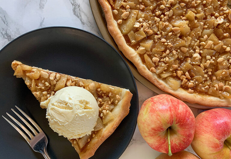 Fall Taffy Apple Dessert Pizza Heinen's Grocery Store