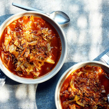 Cabbage Roll Soup with Wild Rice