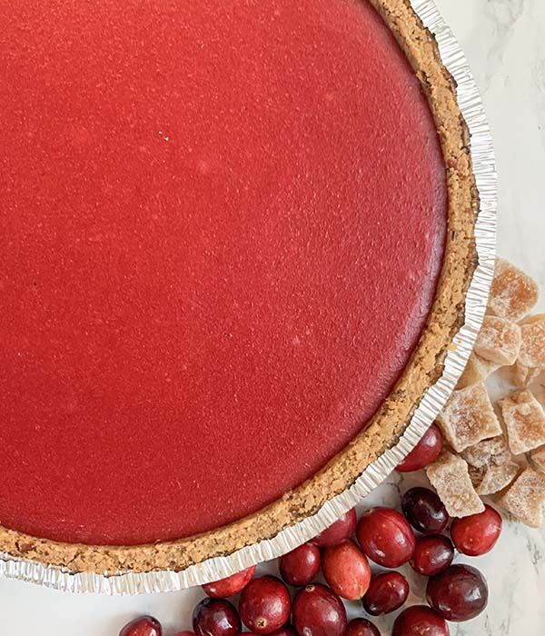 Cranberry tart plain, with no toppings