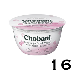 Chobani less sugar yogurt