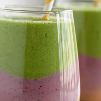 Spring pear berry smoothie